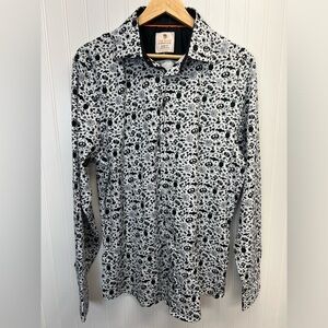 Tom Baine Halloween Collection Button‎ Down Shirt Slim Fit Sz XL